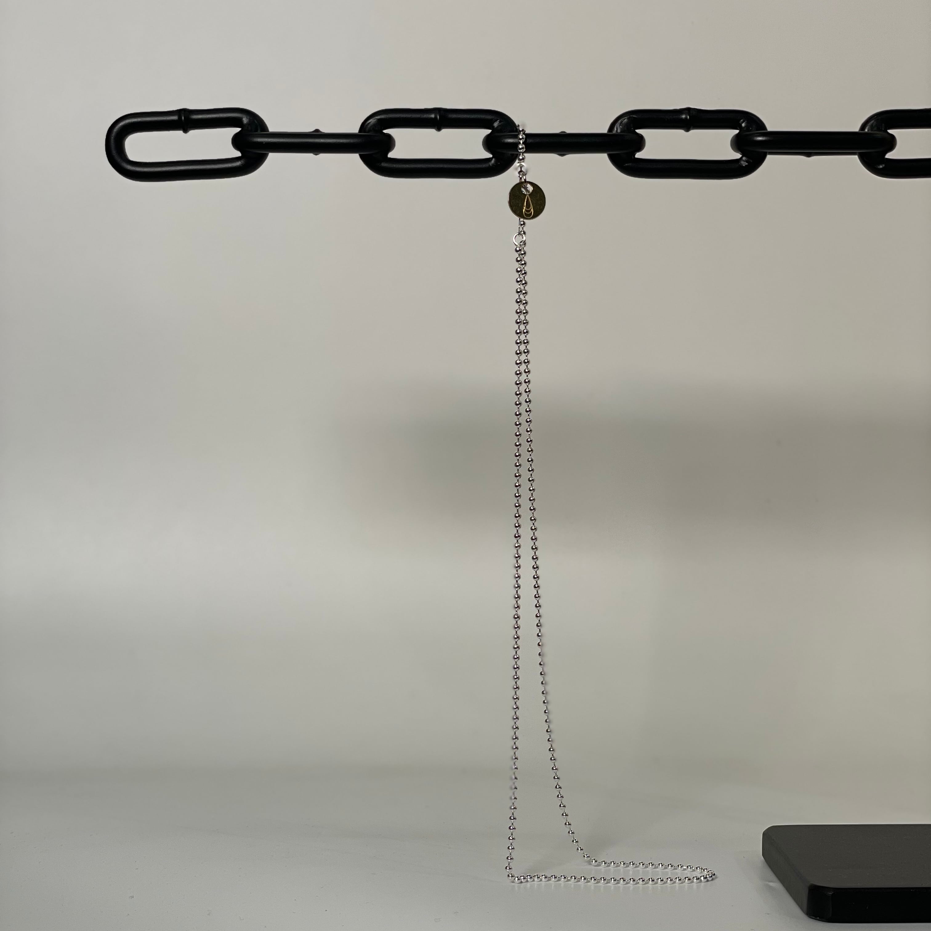 50cm/2mm BW 925 ボールチェーンネックレス | Button Works Store