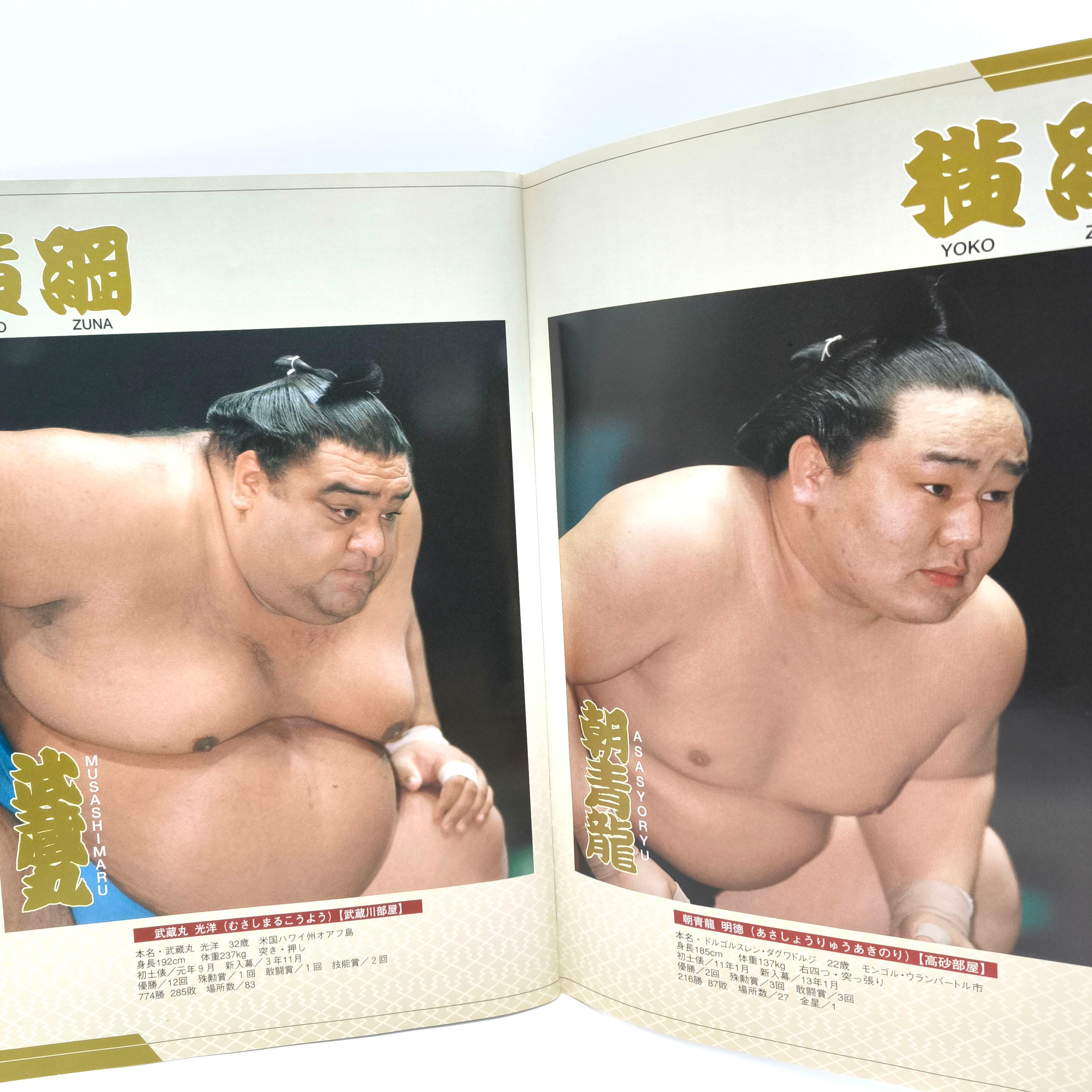 大相撲・パンフレット・2003年5月場所・直筆サイン入り・No.250725-25