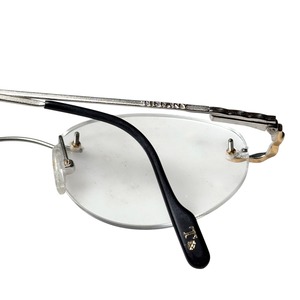 (nos) vintage TIFFANY LUNETTES platinum plated combi color glasses “T660”