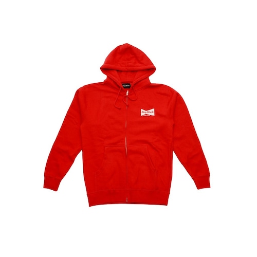 Stay Black Bud Logo Zip Hoody - Red