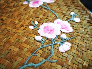 かご編み収納ボックス 蓋付き茶箱　２セット