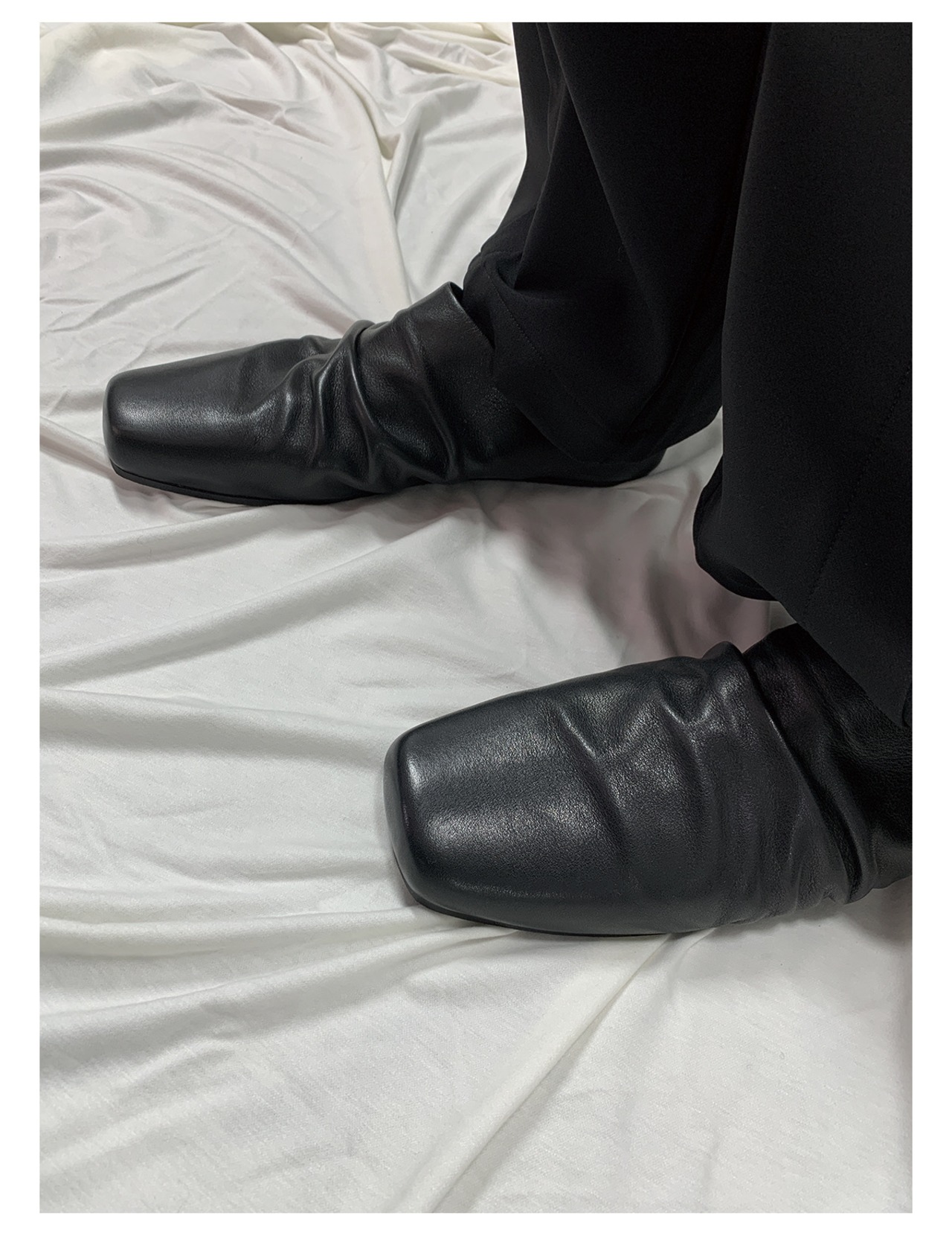 JCAESAR Premium Leather Slippers"2type"