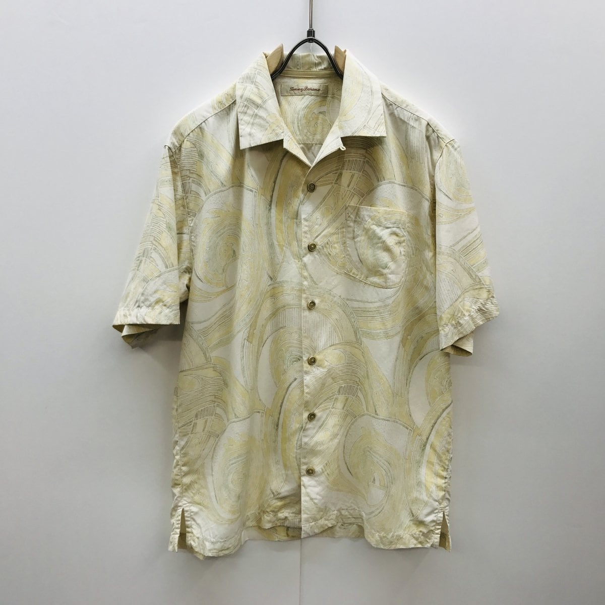 TOMMY BAHAMA トミーバハマ シルクシャツ トライバル柄 アロハシャツ