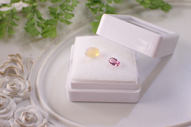 【10月誕生石セット】ピンクトルマリン＆オパール