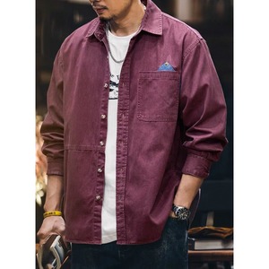 Two-tone patch pocket shirt 1530