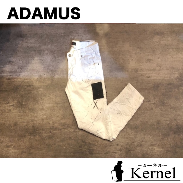 ADAMUS / JU890 / ストレッチ白パンツ