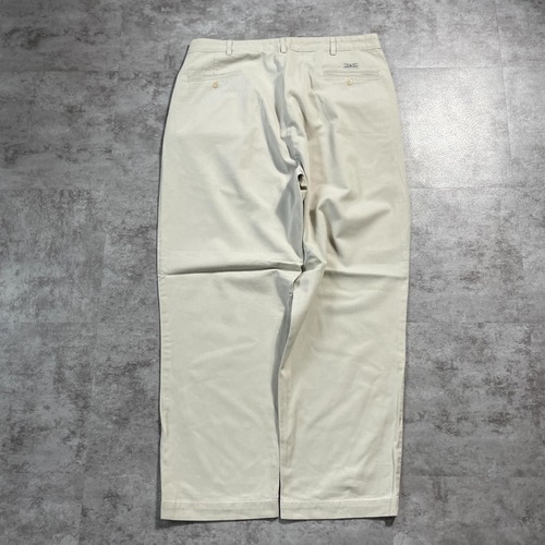 90-00s Ralph Lauren USA製 38×30 ホワイトチノパンツ 詳細写真3