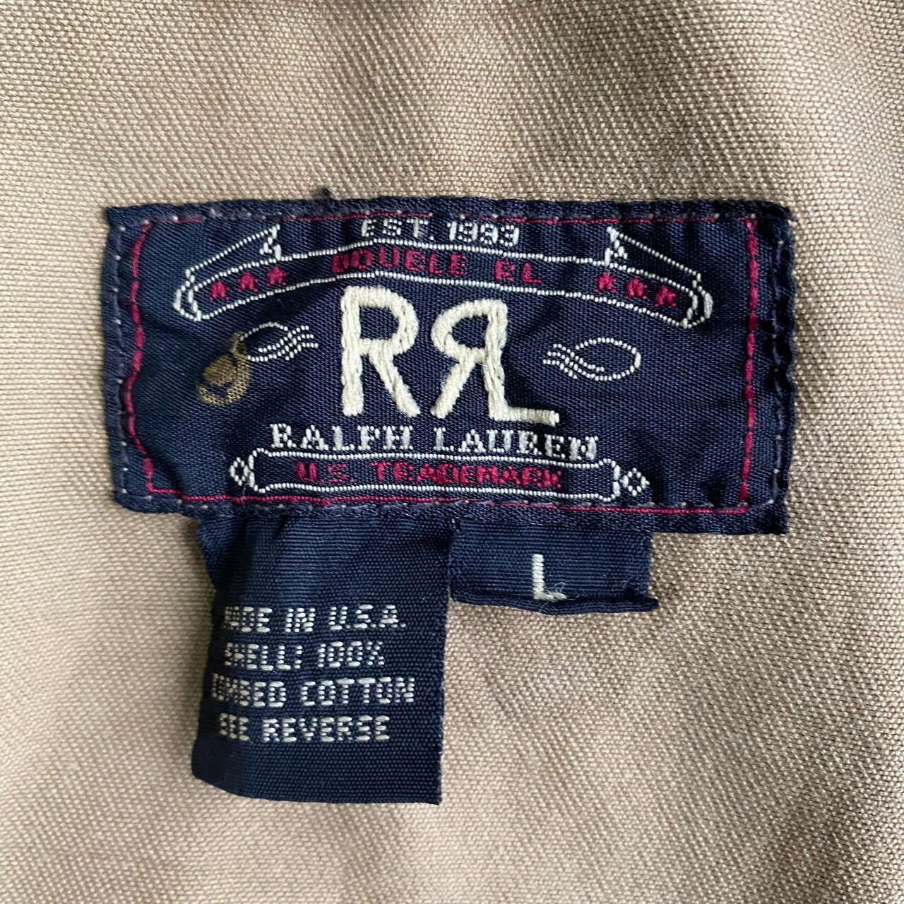 90年代 USA製 RRL ダブルアールエル Ralph Lauren ラルフローレン  