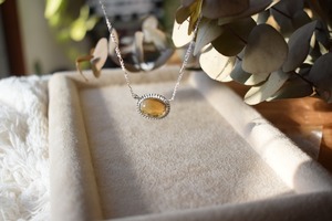 ＊1点もの＊Citrine necklace《silver925》