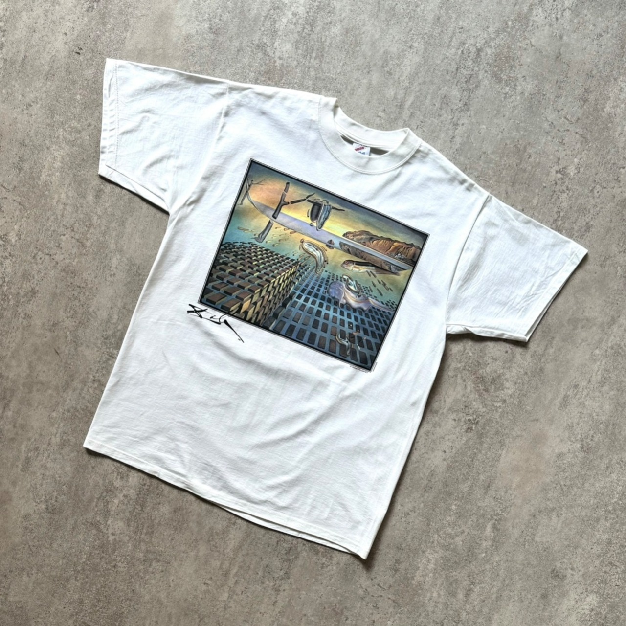 80s~90s Salvador Dali art t shirt