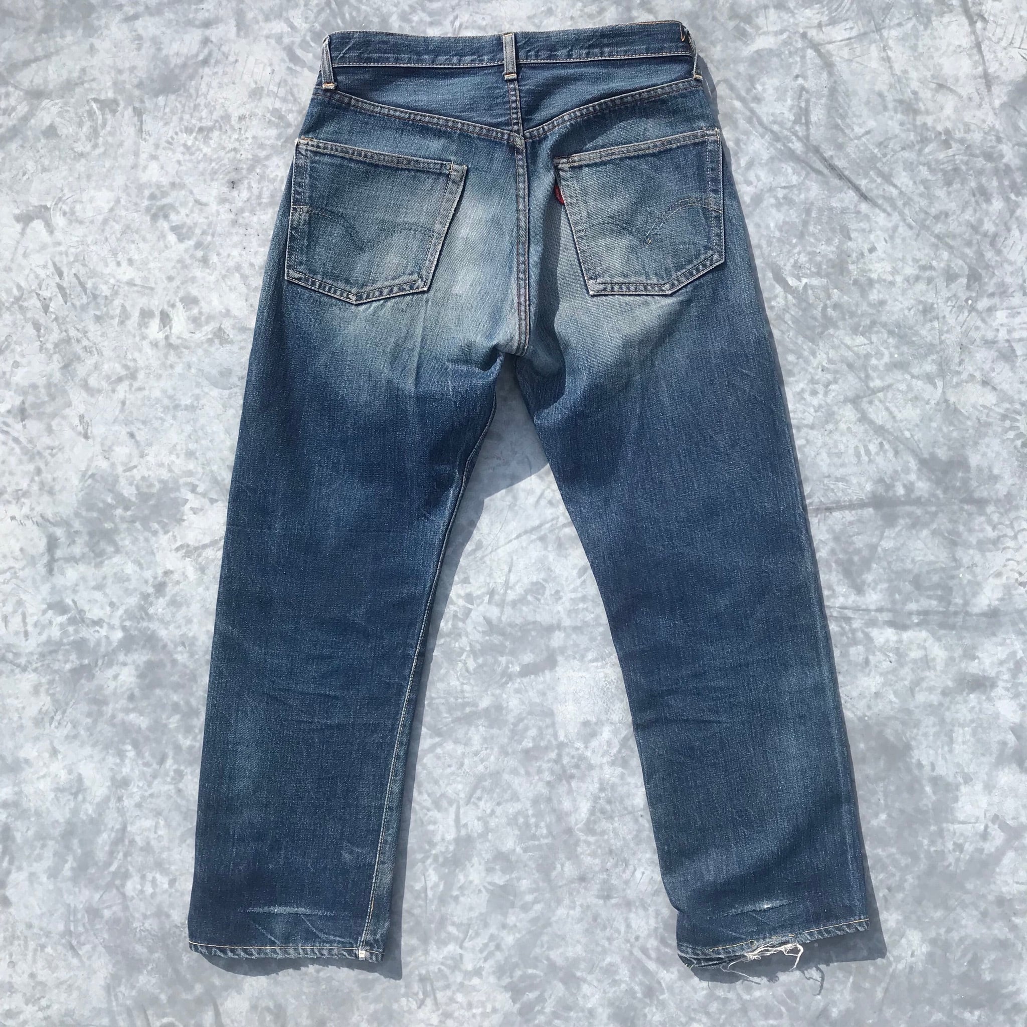 60s Levi´s 501 BIGE ボタン裏2 足長R-