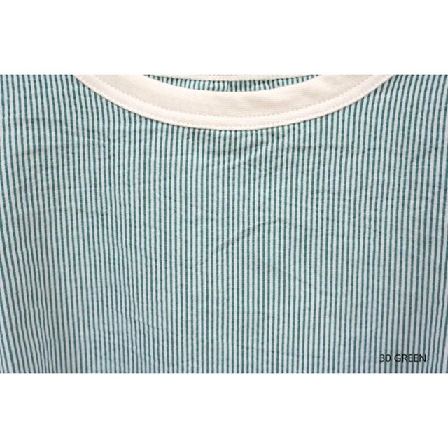 YARRA (ヤラ) INDIAサッカーストライプブラウス　YR-1533-308【SALE20％OFF】