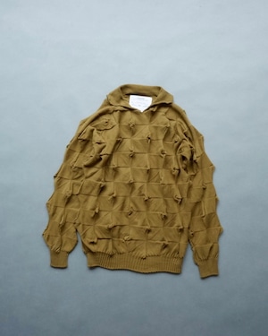 A MACHINE Not Shibori Sweater (Khaki)