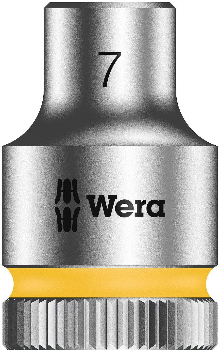 Douille Wera 8790 HMB Zyklop 21 Mm - Emmanchement 3/8, Chromage Mat, Pour Usage Manuel Et Mécanique