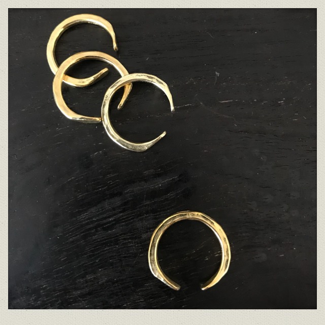 pearl ring 1   PeR-1  brass