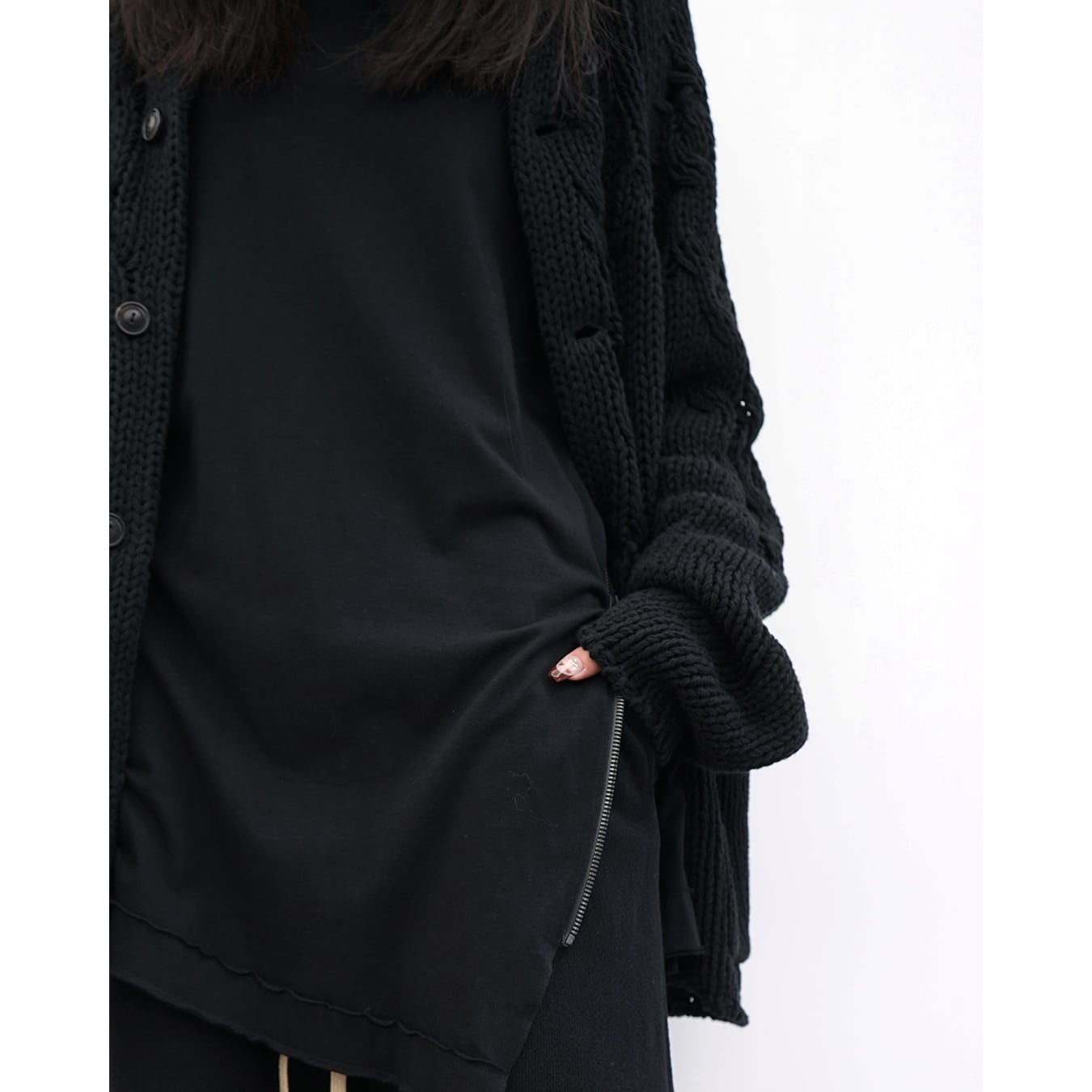 Professor.E ](プロフェッサーイー) 25FW-PE-KT-06 Knit Cardigan