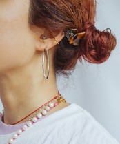 チタンフープピアス-40mm/026031