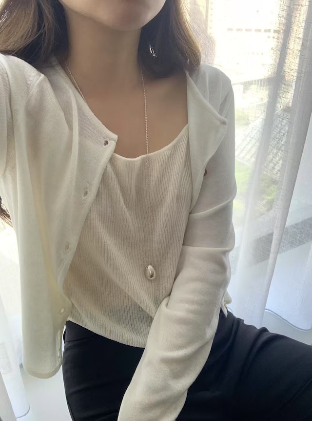 (LITER) twinkle pearl cardigan / 3color