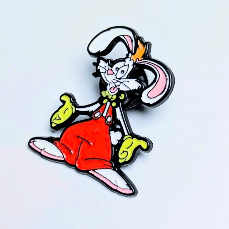 送料無料！ ★ピンズ PINS★ピンバッジ 【 Roger Rabbit  ( ロジャー・ラビット )  】〚アメリカン雑貨 アメトイ〛