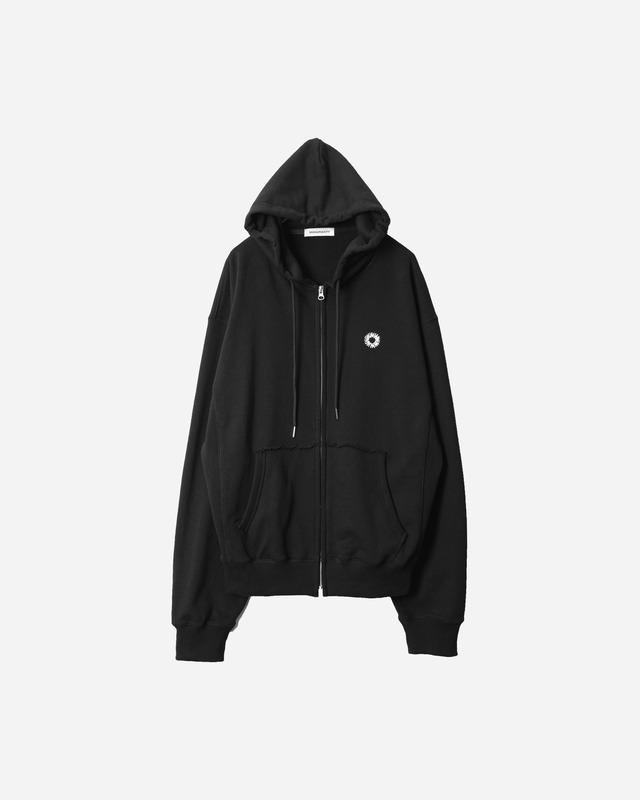 [999HUMANITY] EVD HOODED ZIP-UP (BLACK) 正規品  韓国 ブランド 韓国ファッション 韓国代行 999 ヒューマニティ HUMANITY 日本 店舗
