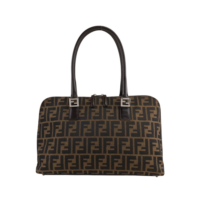 FENDI フェンディ - ショルダーバッグ ブラウン×ブラック - キャンバス/レザー vintage ヴィンテージ オールド 3pcjz8