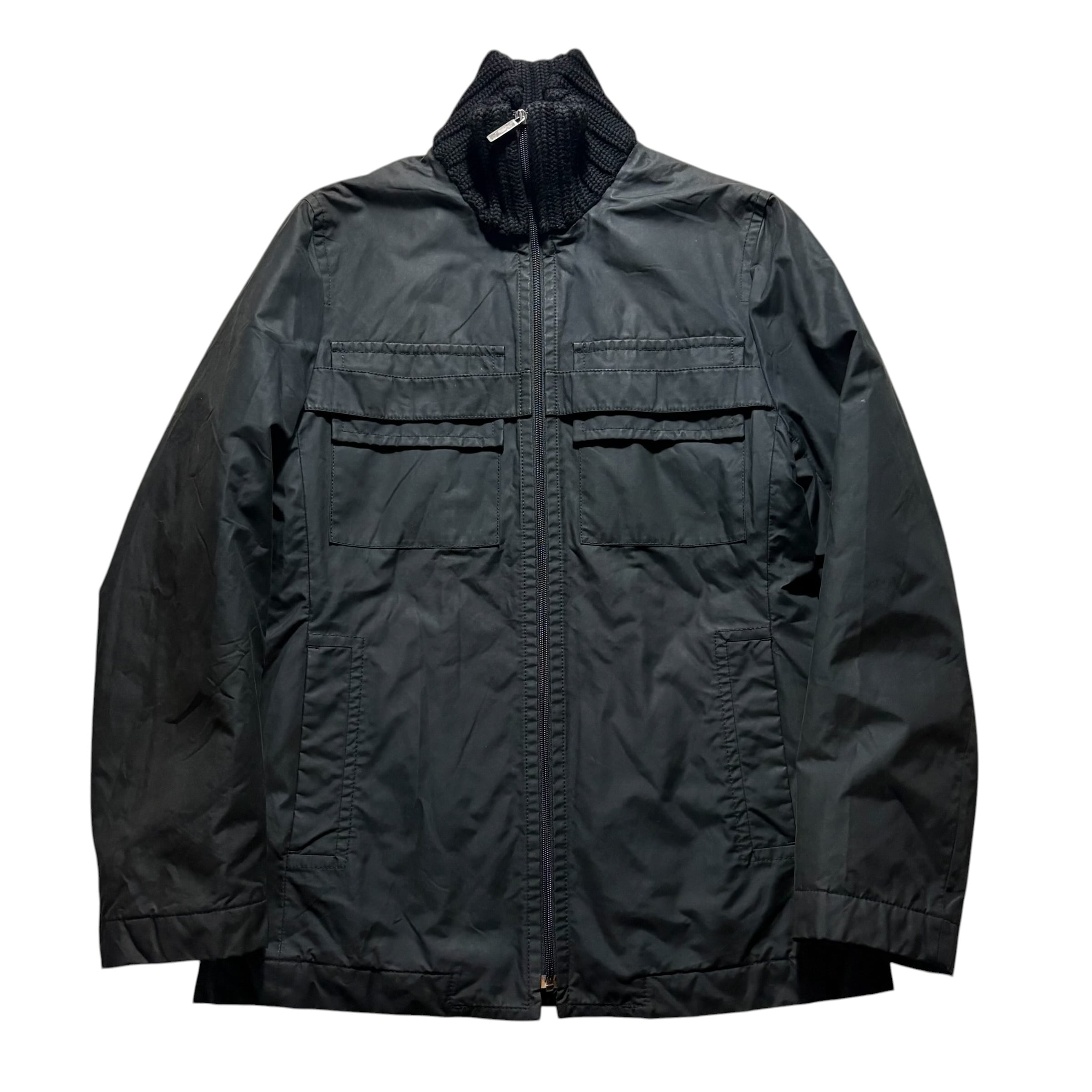 MARCO TAGLIAFERRI black leather tailored jacket | NOIR ONLINE