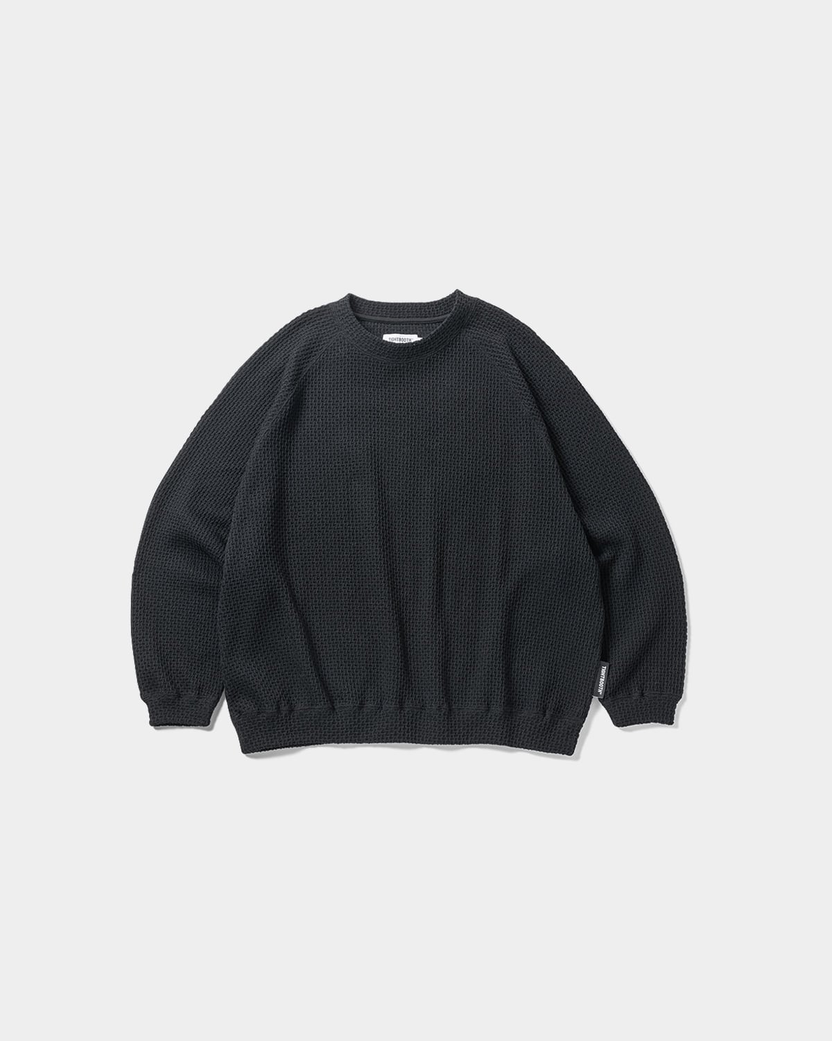 TIGHTBOOTH / CHAINE CREW KNIT / BLACK