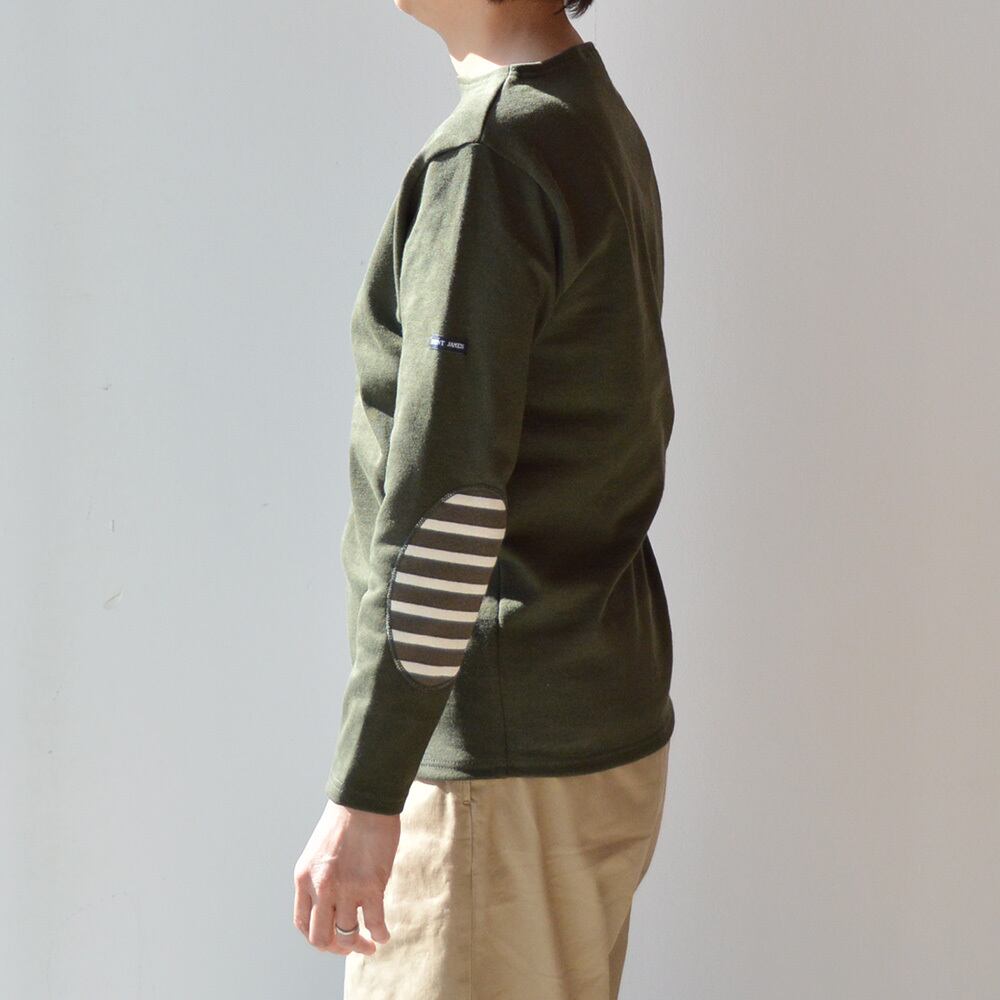 セントジェームス SAINT JAMES ウエッソン無地エルボーパッチ(13JCOUES.COUD.R)TOURBE 【レターパックプラス可】