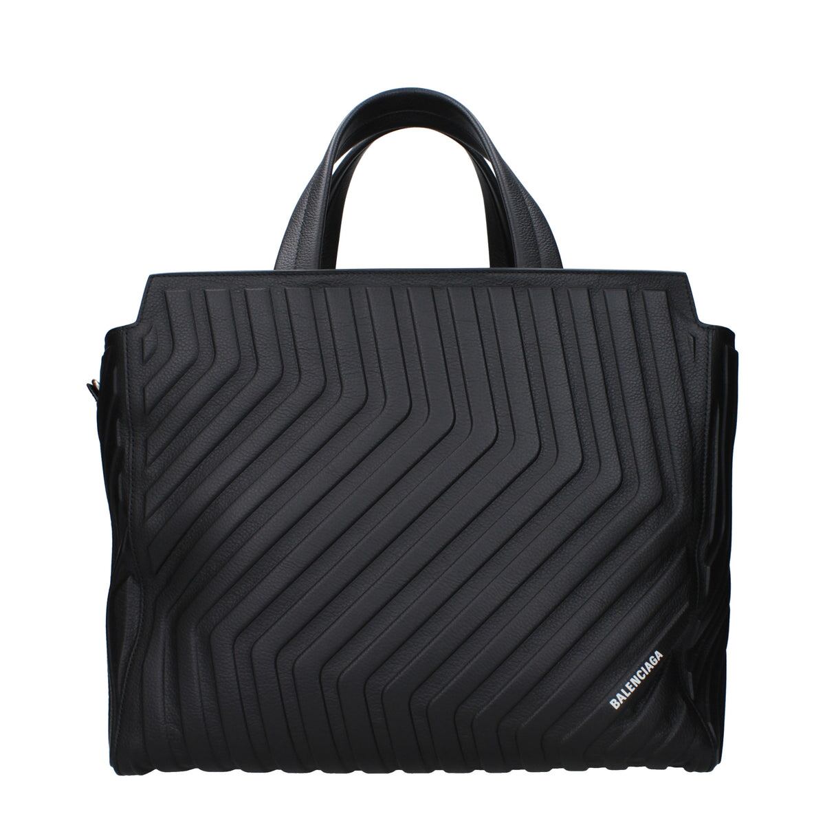 【新品】BALENCIAGA バレンシアガ レディース ハンドバッグ レザー ブラック 6935412103I1000