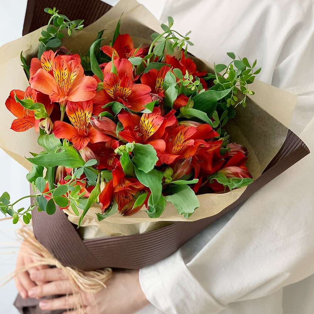 アルストロメリアのブーケ Hotpepper ホットペッパー 送料込み よいはな Yoihana 最高品質のお花をお届けするネット通販