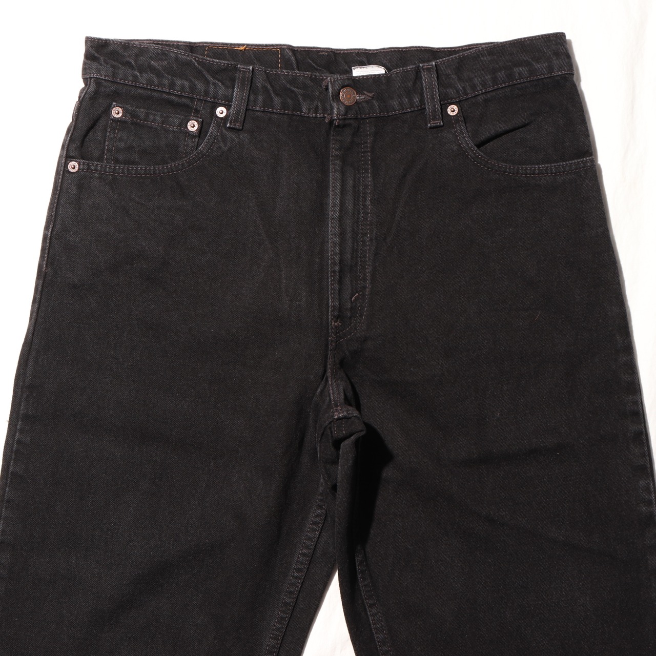極美品 36×32 Levi’s 550 USA 96年 サルファーブラック デニムパンツ
