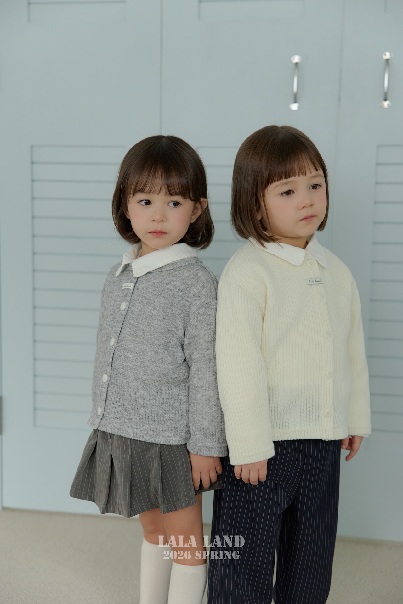 LALALAND 26/SS (Kids)Seamed pleated skirt