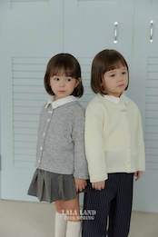 LALALAND 26/SS (Kids)Seamed pleated skirt