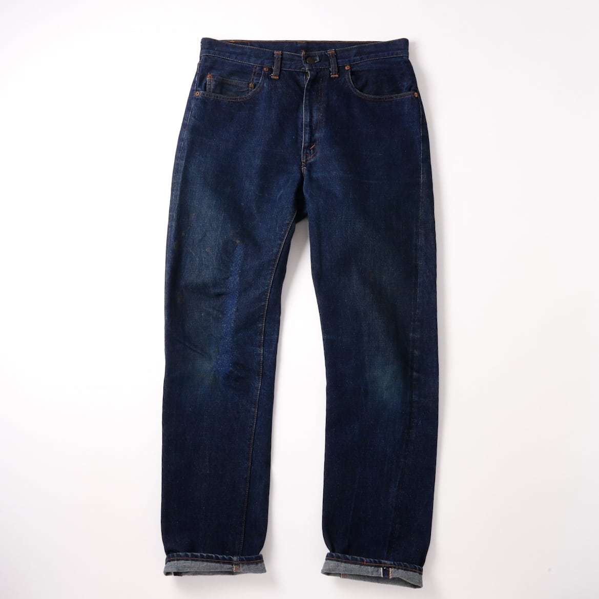 濃紺】60s Levi's 505 bigE special vintage denim made in USA 表記