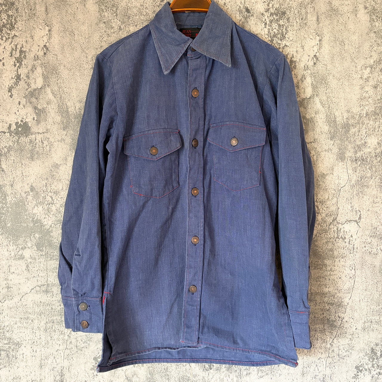70s Vintage JC Penney Blue Jean Shirt Jacket JCペニー ブルー ジーンシャツジャケット Size S~M 中古
