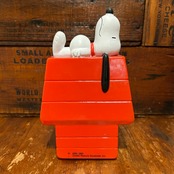 1990s ラルストン社 CHEX スヌーピー 貯金箱 コインバンク ドッグハウス