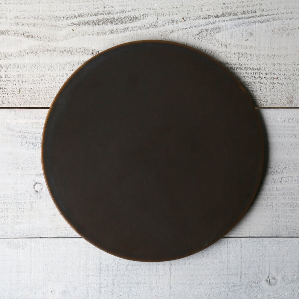 サビ釉 フラットプレート | 古谷製陶所