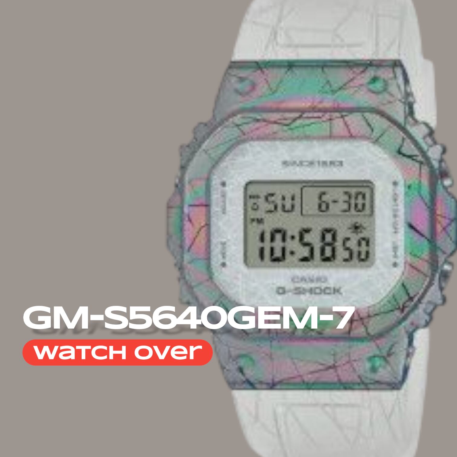 希少 G-SHOCK40周年限定モデル GM-S5640GEM-7 生産終了モデル | Watch over