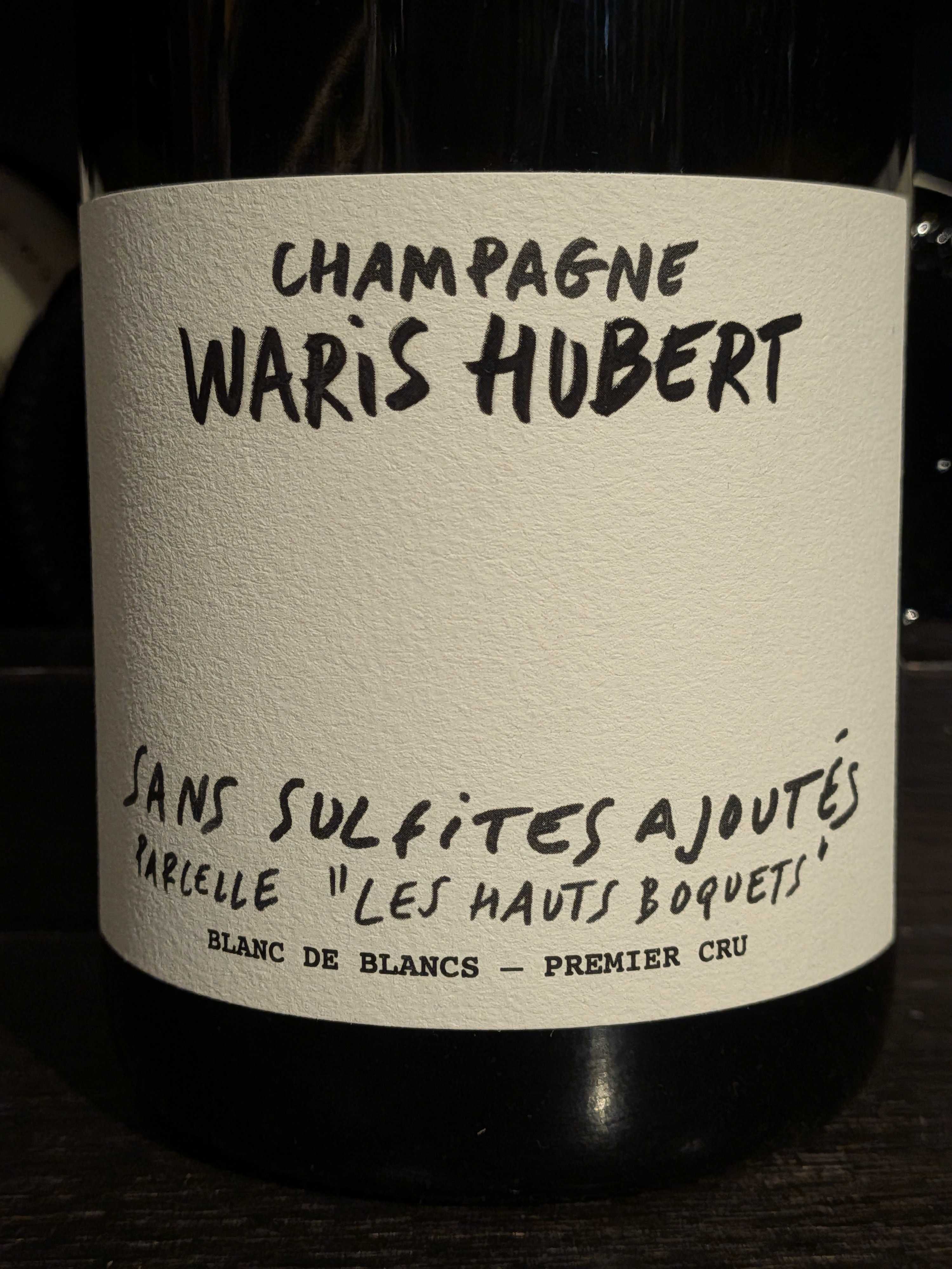 LES HAUTES BOQUETS(SANS SULFITES AJOUTE)/ WARIS HUBERT【フランス・シャンパーニュ】