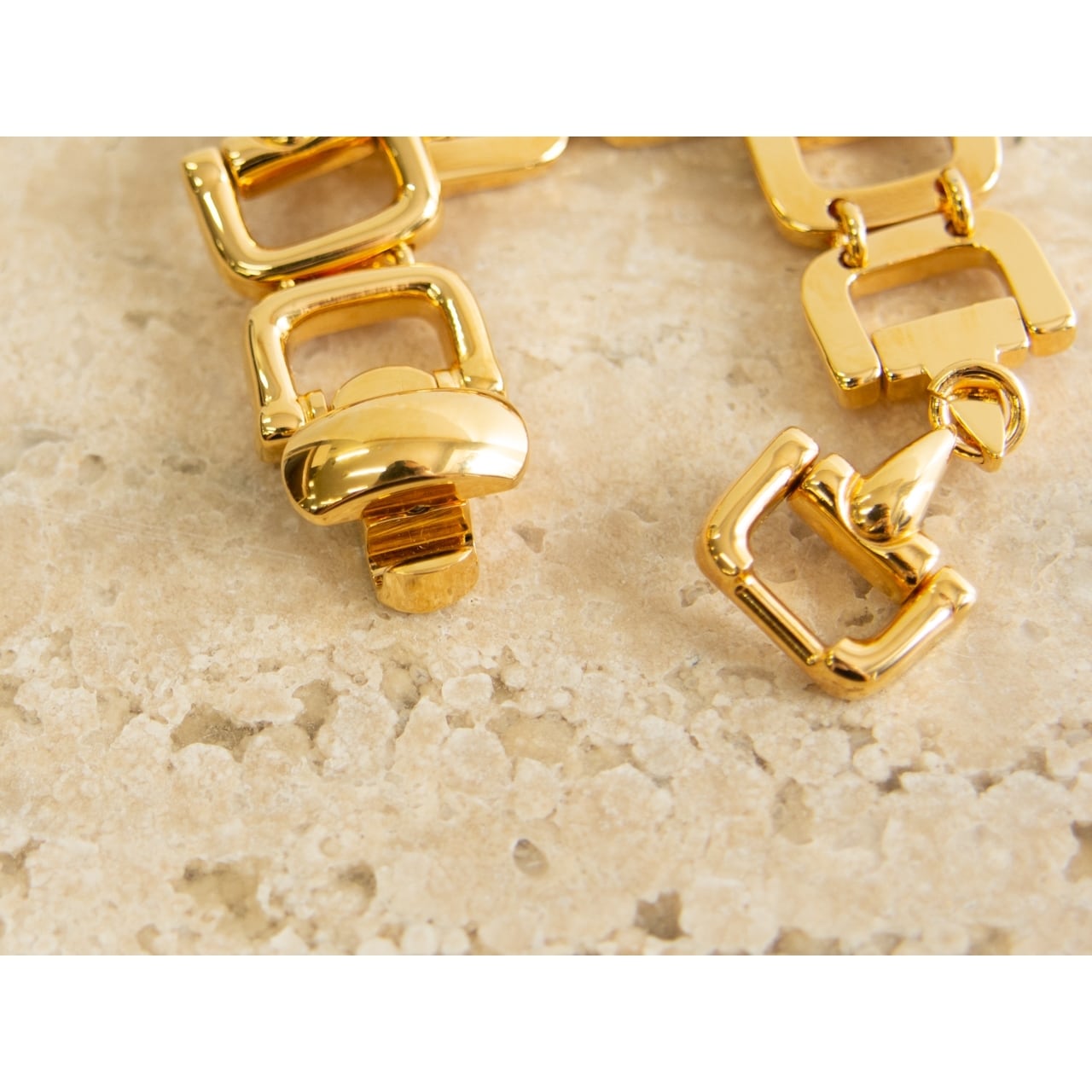 【Gucci "Tom Ford"】Made in Italy 1992 Horsebit Gold Bracelet（グッチ イタリア製 トムフォード期 ホースビット ゴールドブレスレット ）