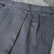 LEVI'S slates wide tuck slacks gray