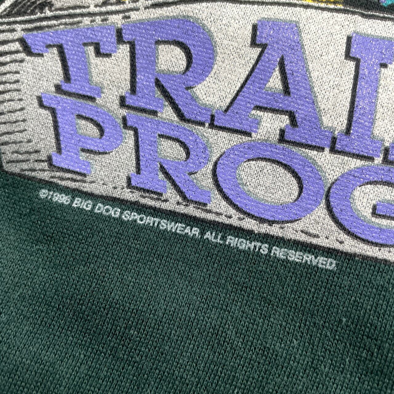 90年代 BIG DOGS ビッグドッグス ストリートプリント スウェットシャツ