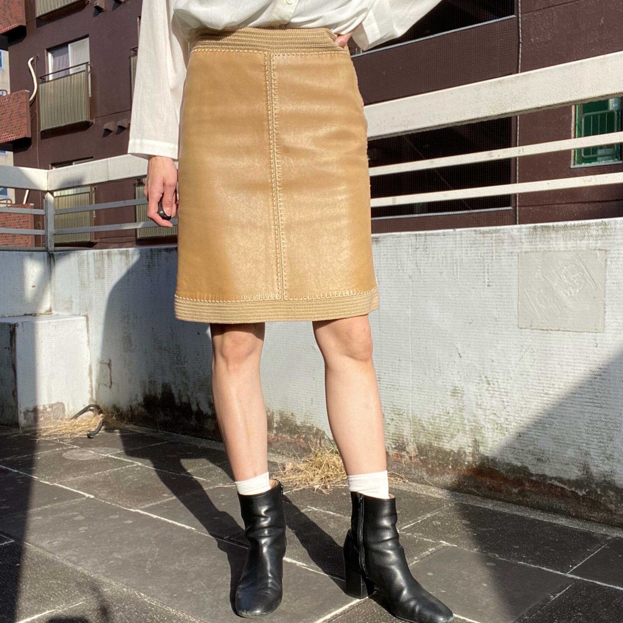 MARNI レザースカート | 古着屋 わらしべ