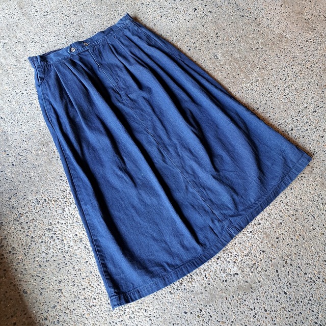 アメリカ製 LANDS' END デニムスカート used [304018]