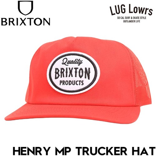 BRIXTON ブリクストン HENRY MP TRUCKER HAT スナップバック メッシュキャップ 帽子 メンズ レディース 12033 BLACK 26SP 日本代理店正規品