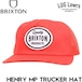 BRIXTON ブリクストン HENRY MP TRUCKER HAT スナップバック メッシュキャップ 帽子 メンズ レディース 12033 BLACK 26SP 日本代理店正規品