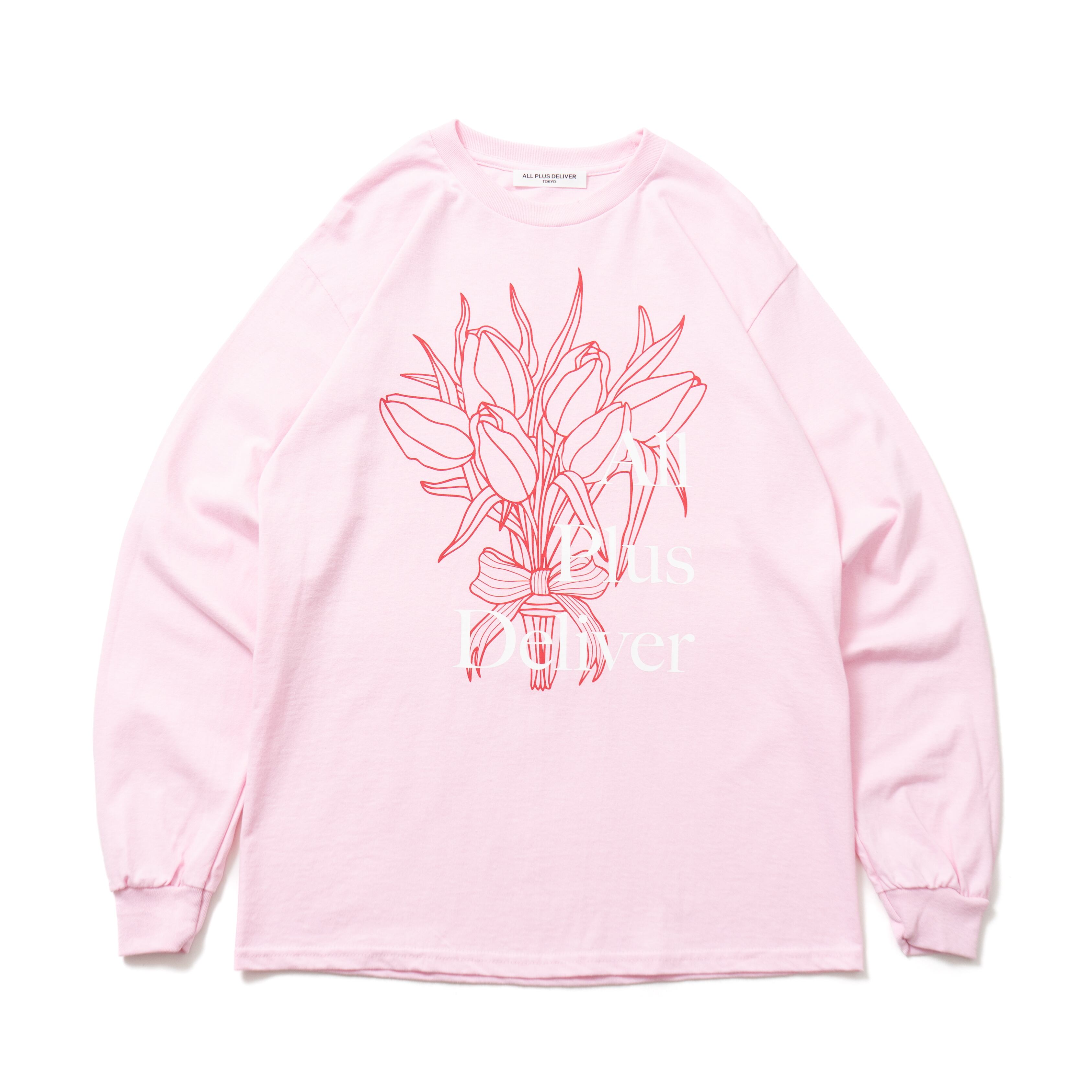 ALPSDR PRINT TULIP LS TEE / PINK