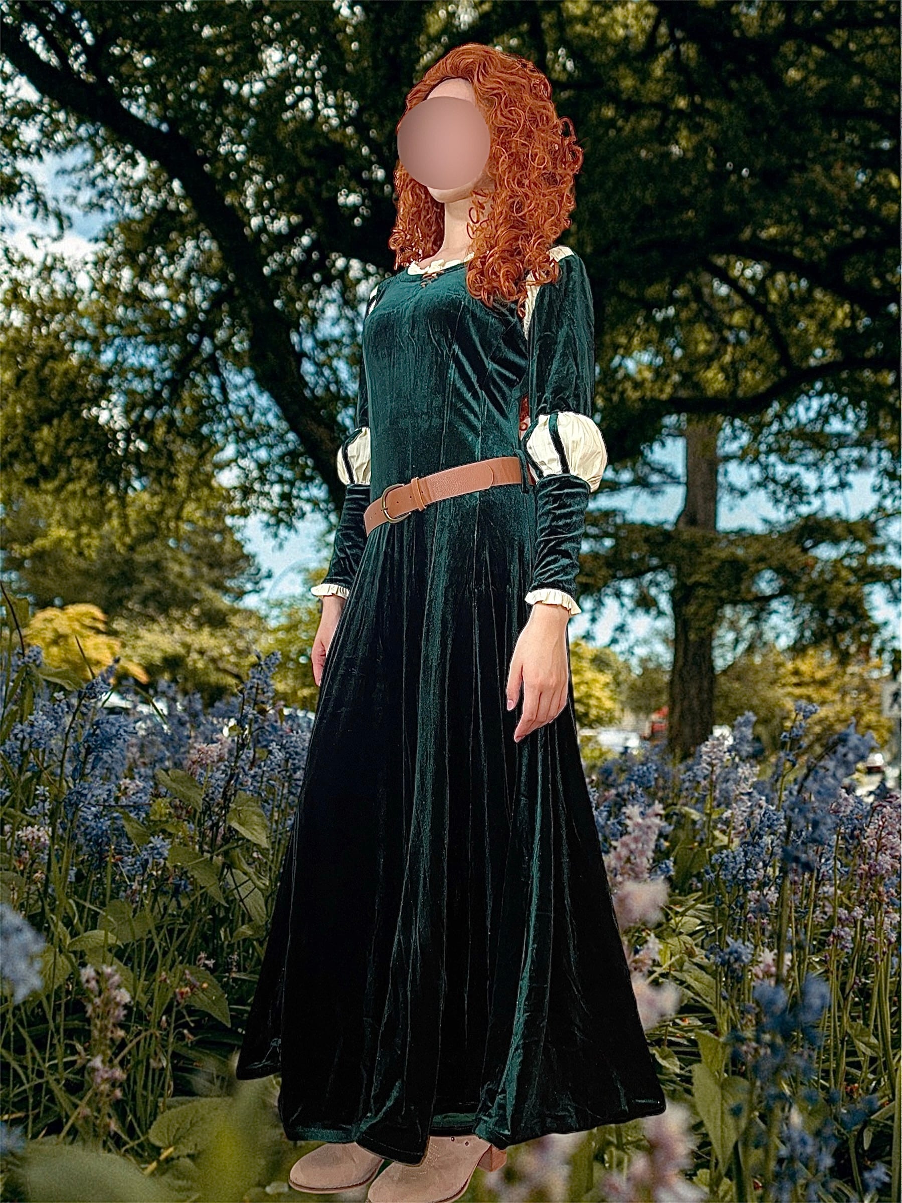 ディズニー メリダとおそろしの森 メリダ ドレス ウィッグセット Dハロ