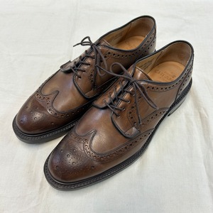 JOSEPH CHEANEY "HAVELOCK" WING-TIP LEATHER SHPOES《6 1/2》