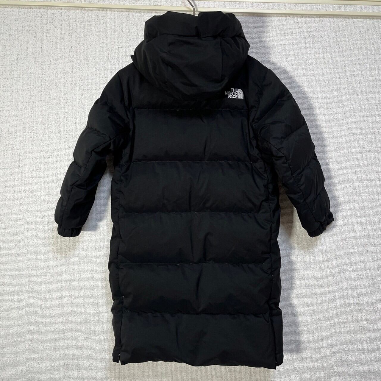 極美品】ノースフェイス ロングダウン キッズ ブラック 黒 男の子用